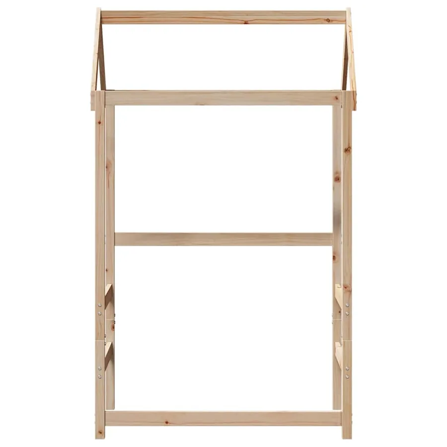 Toit de lit pour enfants 98x70x176,5 cm bois de pin massif - 4