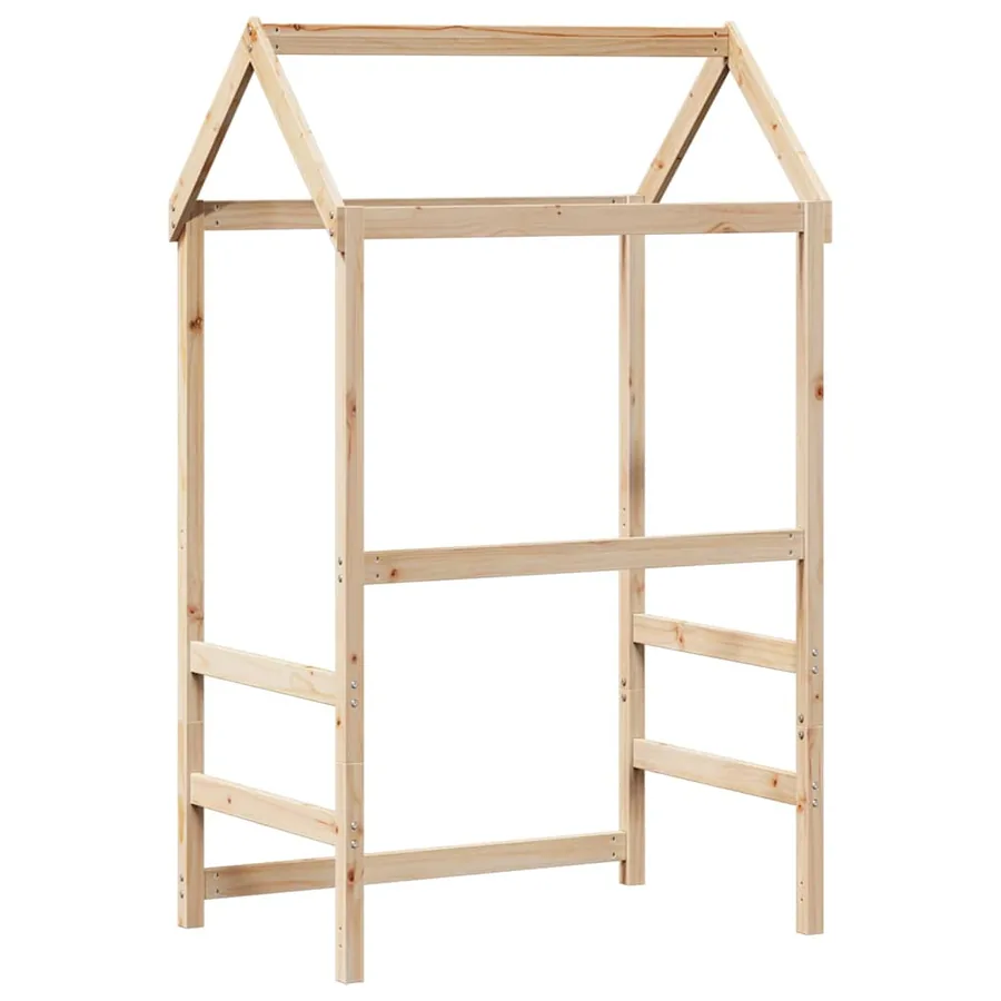Toit de lit pour enfants 98x70x176,5 cm bois de pin massif - 6