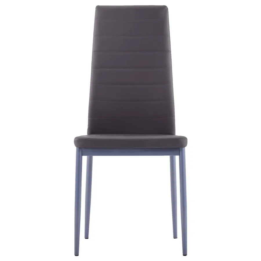 Mobilier de salle à manger 5 pcs Gris - 8