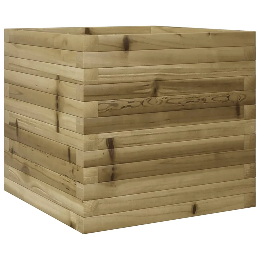 Jardinière 50x50x45,5 cm bois de pin imprégné - 2