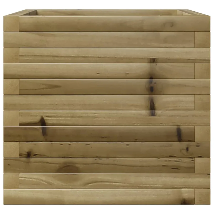 Jardinière 50x50x45,5 cm bois de pin imprégné - 6