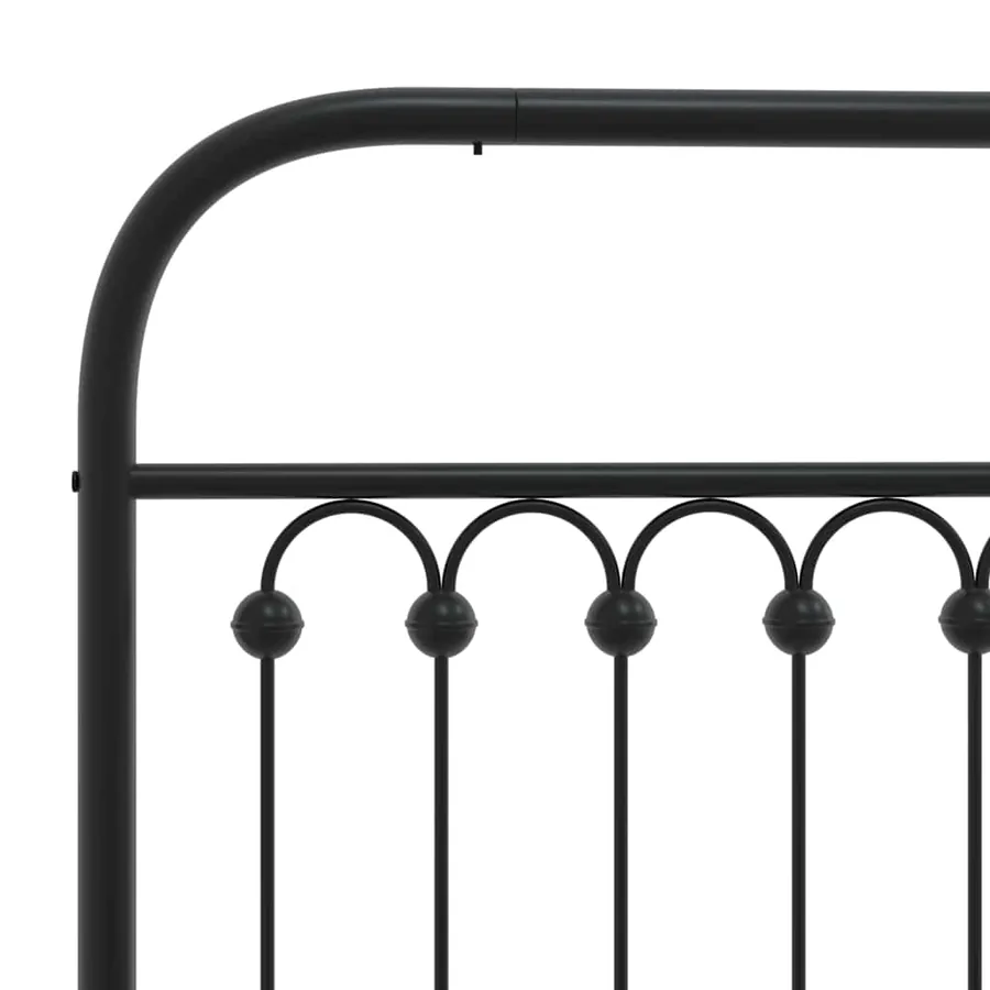 Tête de lit de remplacement métal noir 80 cm - 5