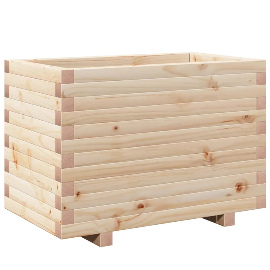Jardinière 70x40x49,5 cm bois de pin massif - 2