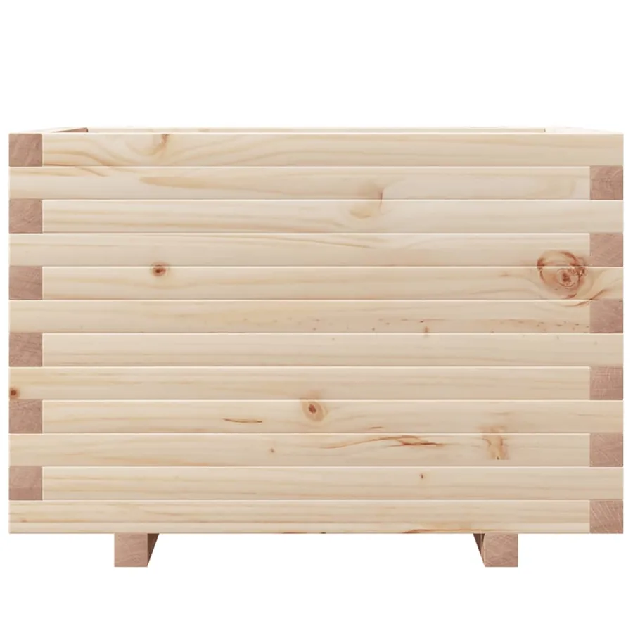 Jardinière 70x40x49,5 cm bois de pin massif - 5