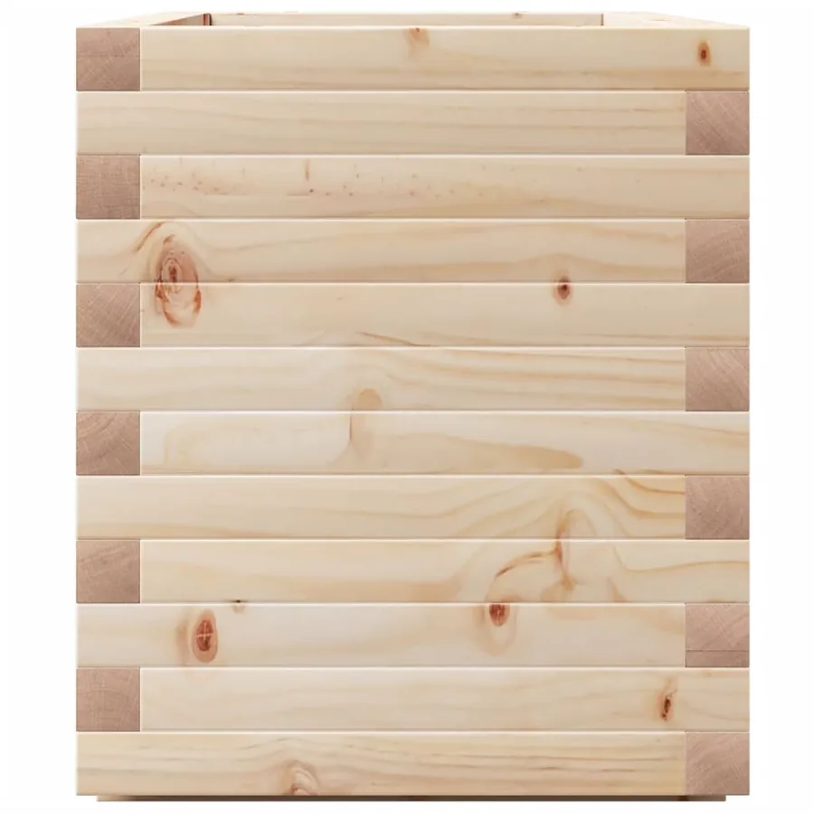 Jardinière 70x40x49,5 cm bois de pin massif - 6