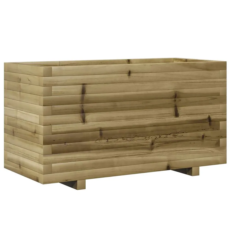 Jardinière 90x40x49,5 cm bois de pin imprégné - 2
