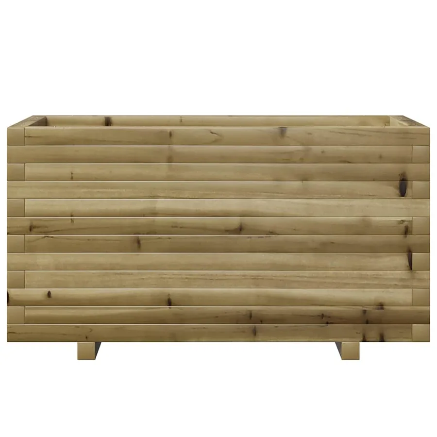 Jardinière 90x40x49,5 cm bois de pin imprégné - 5