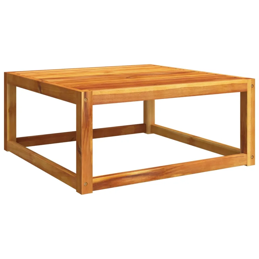Ensemble de canapés de jardin 4 pièces avec coussins en bois d'acacia et corde - 5