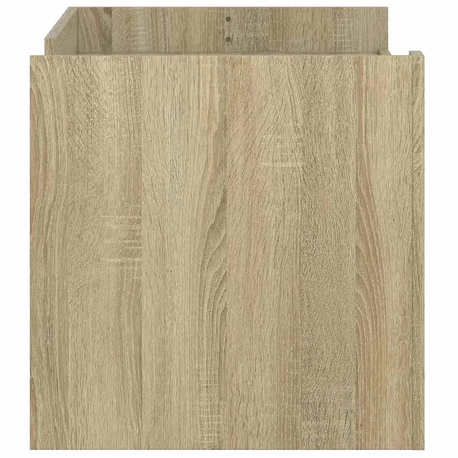 Table basse chêne sonoma 100x50x50 cm bois d'ingénierie - 5