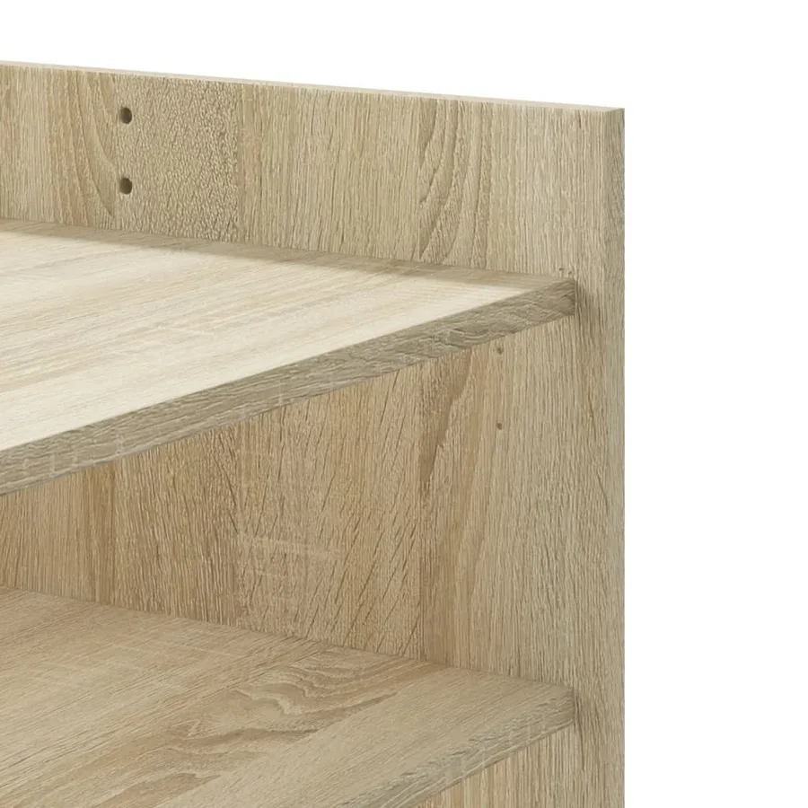 Table basse chêne sonoma 100x50x50 cm bois d'ingénierie - 8