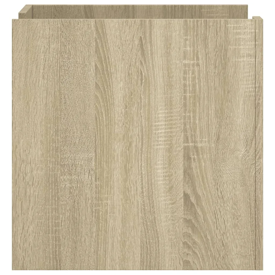 Table de chevet chêne sonoma 45x50x50 cm bois d’ingénierie - 5