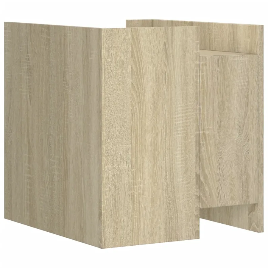 Table de chevet chêne sonoma 45x50x50 cm bois d’ingénierie - 6