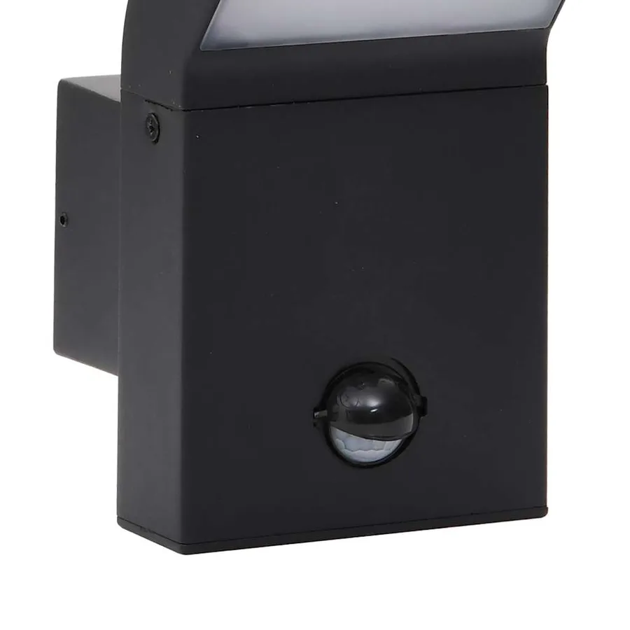 Applique murale LED d'extérieur avec capteurs noir - 8