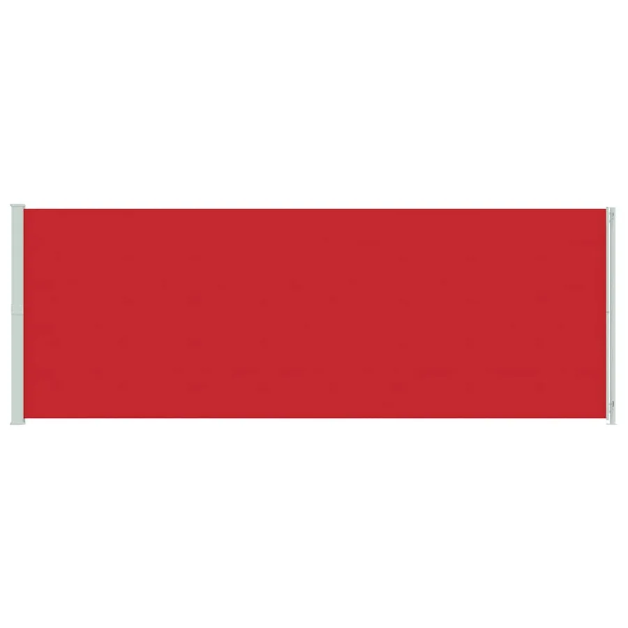 Auvent latéral rétractable de patio 220x600 cm Rouge - 4