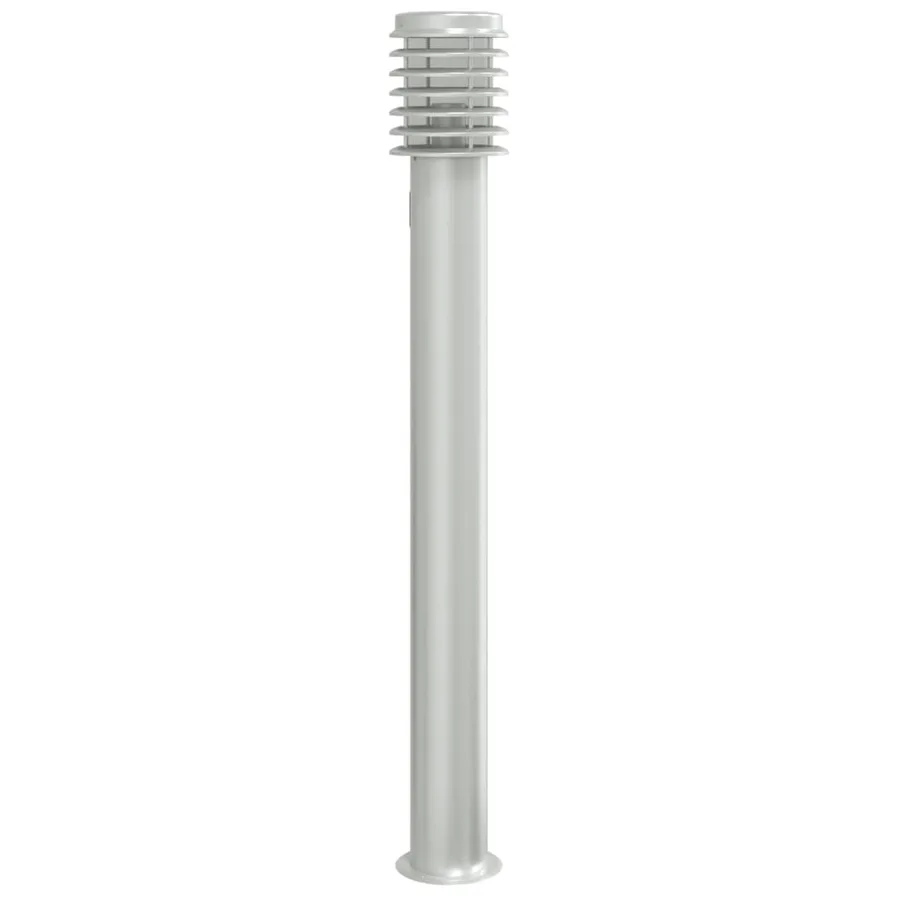 Lampadaire d'extérieur et sortie argenté 110cm acier inoxydable - 4