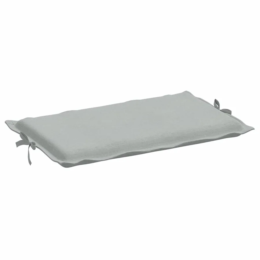 Coussin de chaise longue gris clair mélangé 186x58x4 cm tissu - 5
