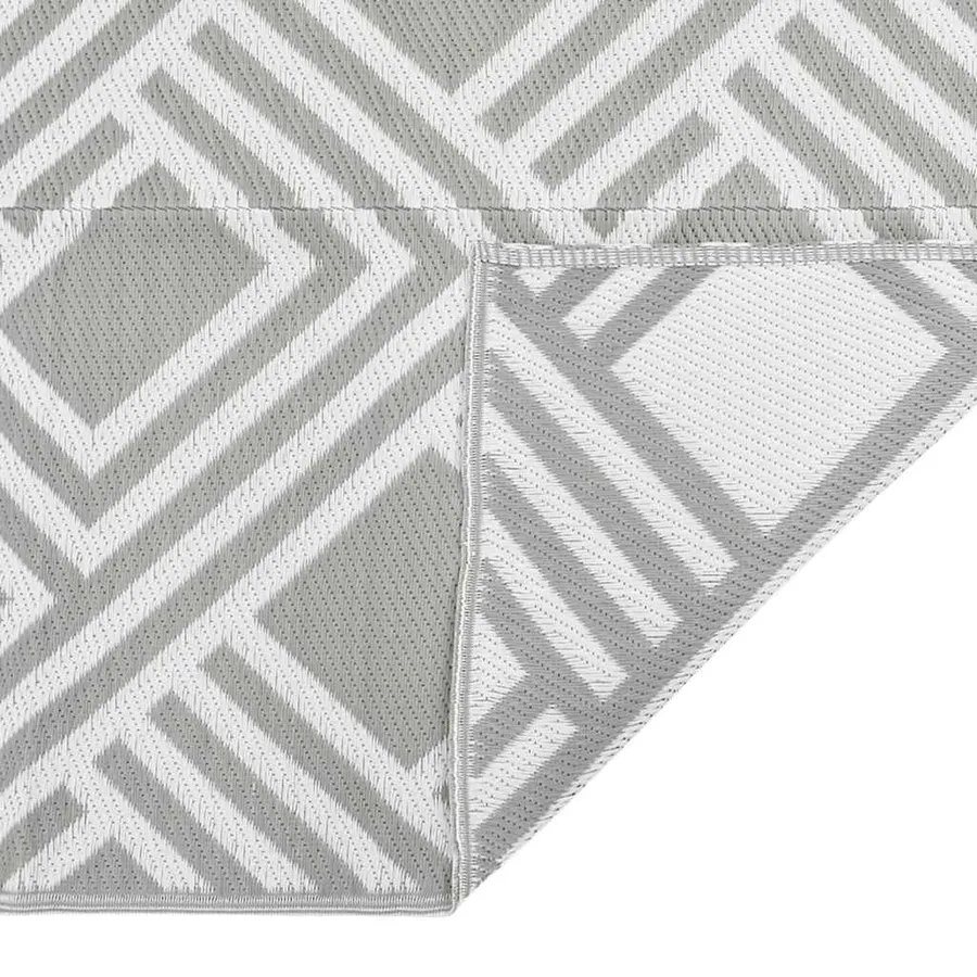Tapis d'extérieur ARAKIL gris 140 x 200 cm PP - 4