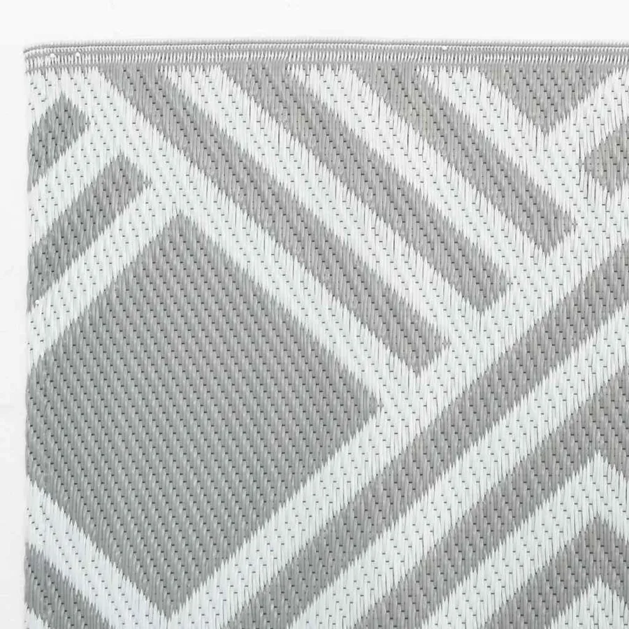 Tapis d'extérieur ARAKIL gris 140 x 200 cm PP - 5