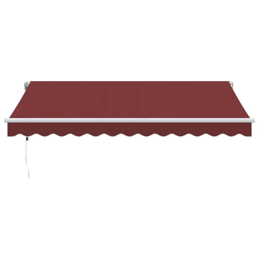 Auvent rétractable automatique bordeaux 350x250 cm - 3