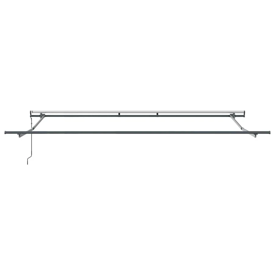 Auvent rétractable automatique anthracite et blanc 400x300 cm - 7
