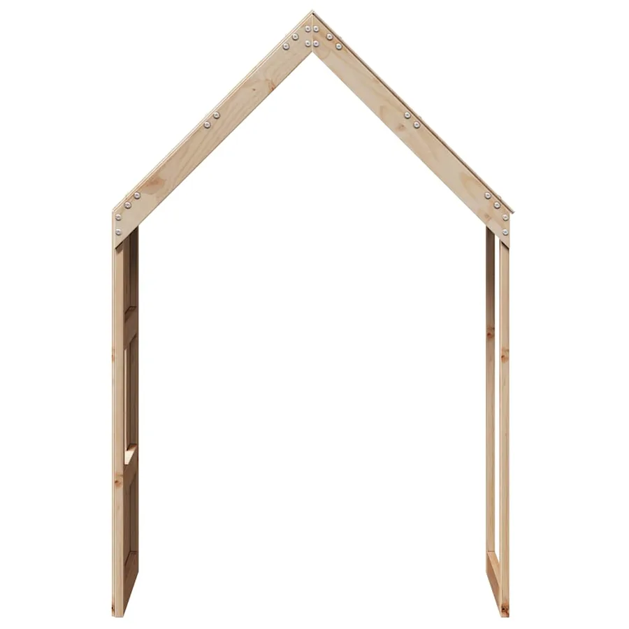 Toit de lit pour enfants 55x84x132 cm bois de pin massif - 5