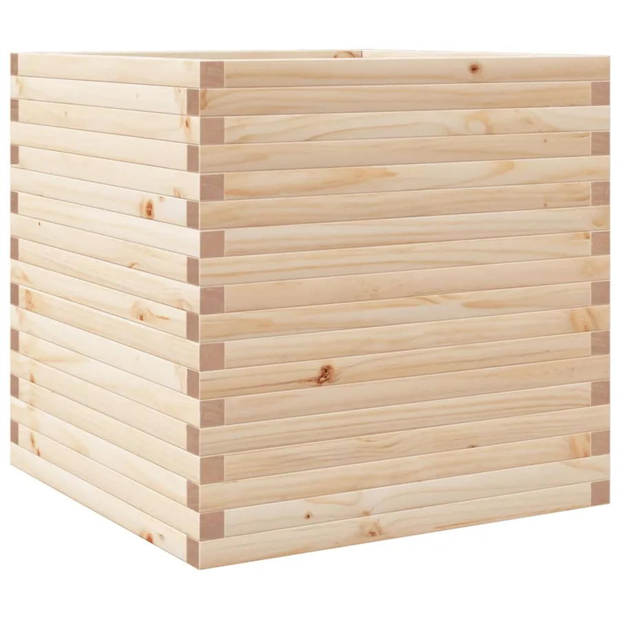 Jardinière 70x70x68,5 cm bois de pin massif - 2
