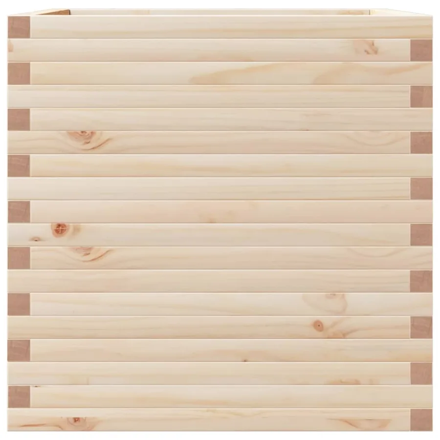 Jardinière 70x70x68,5 cm bois de pin massif - 6