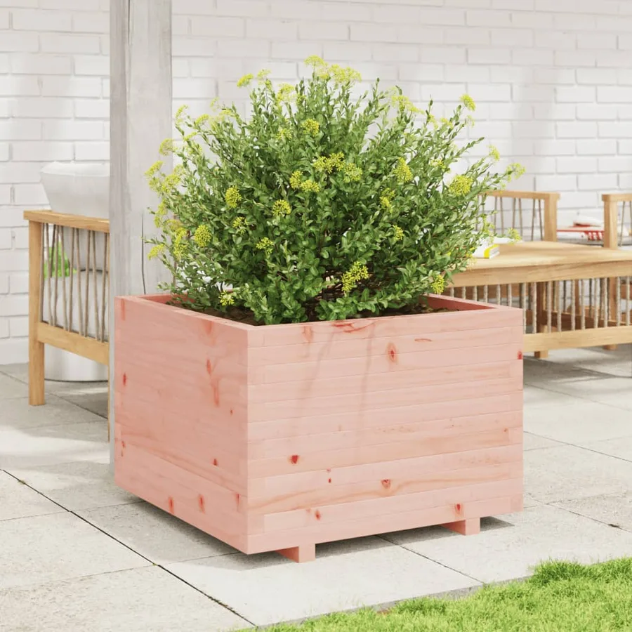 Jardinière 70x70x49,5 cm bois massif douglas - 3