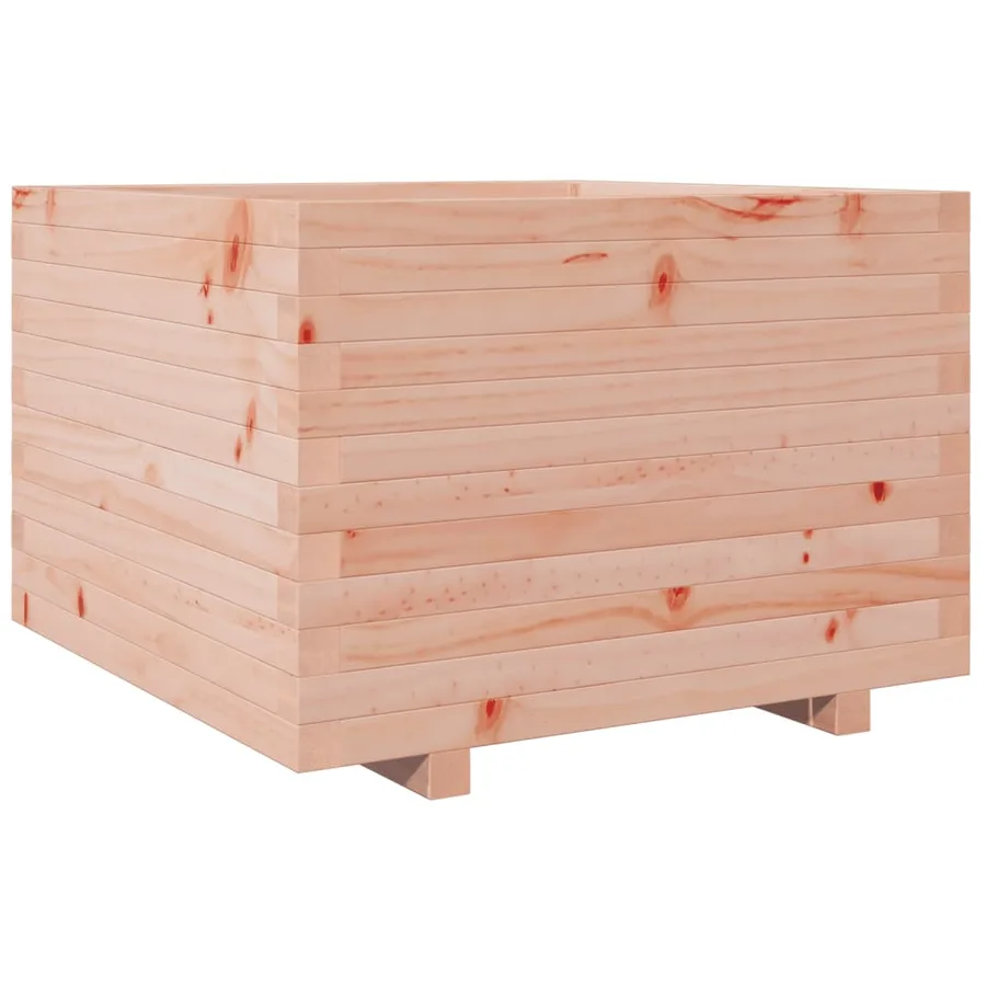 Jardinière 70x70x49,5 cm bois massif douglas - 7