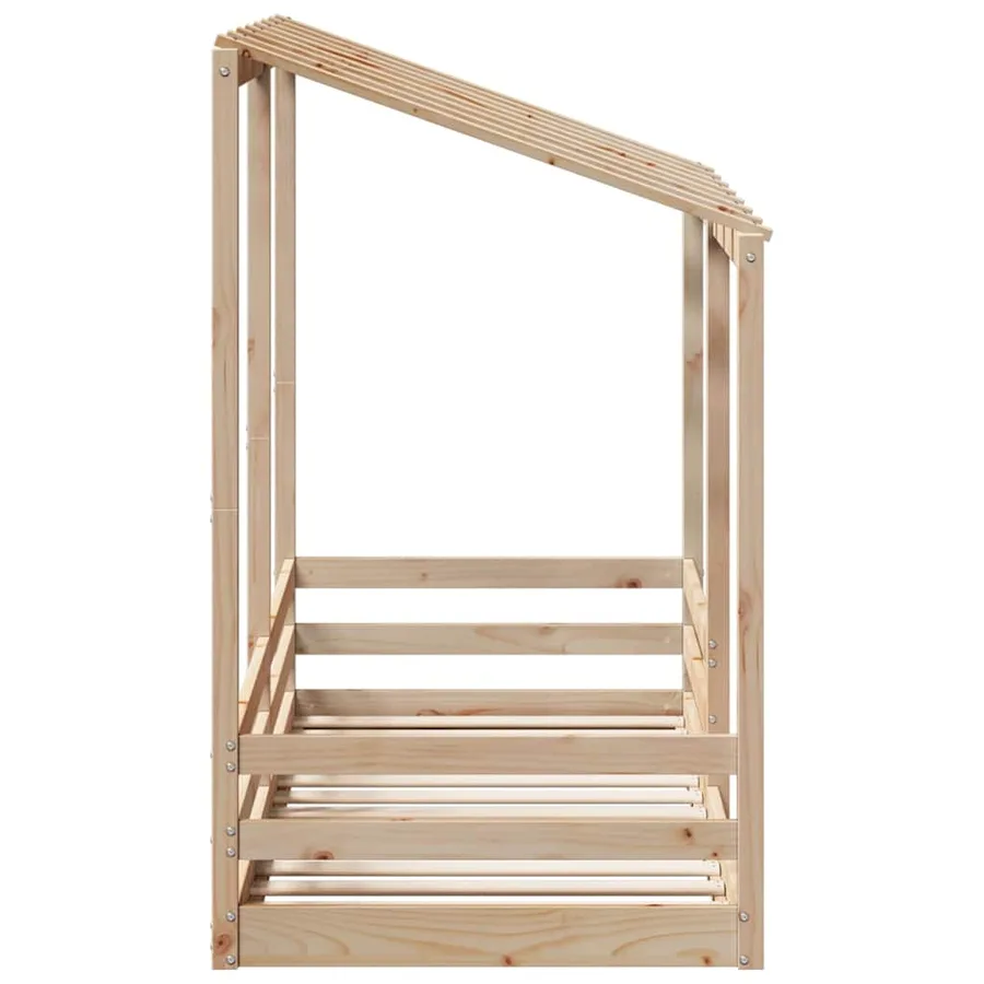 Lit pour enfants sans matelas 90x190 cm bois pin massif - 5