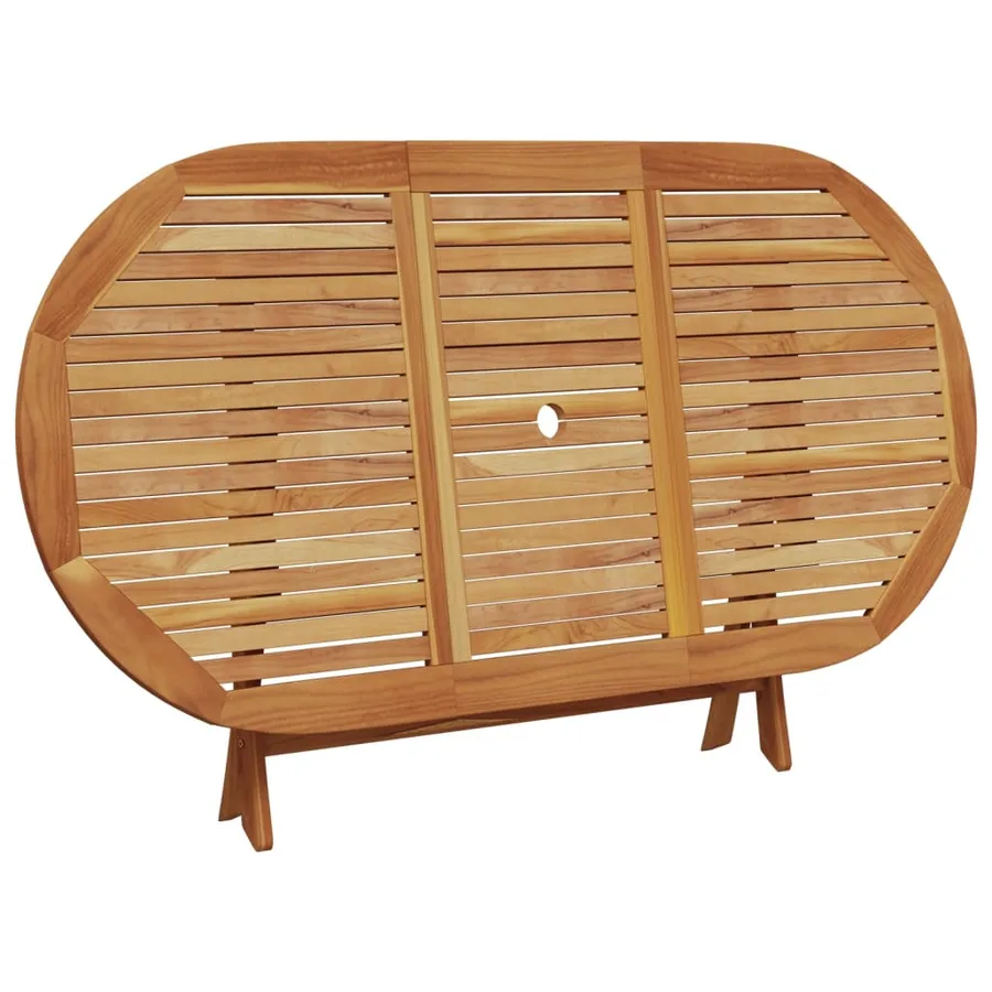 Ensemble à Manger de jardin 7pcs gris polypropylène bois massif - 8