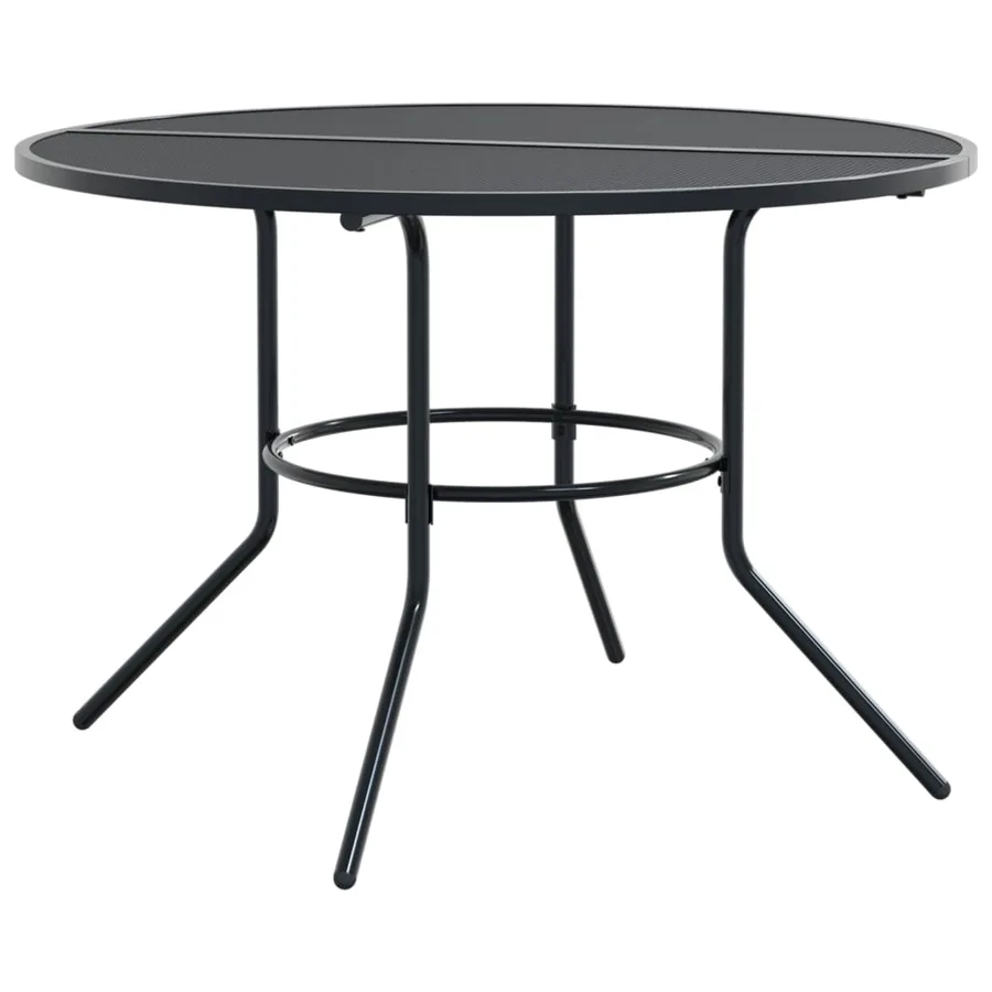 Ensemble de chaises de jardin inclinables 5 pcs anthracite - 3