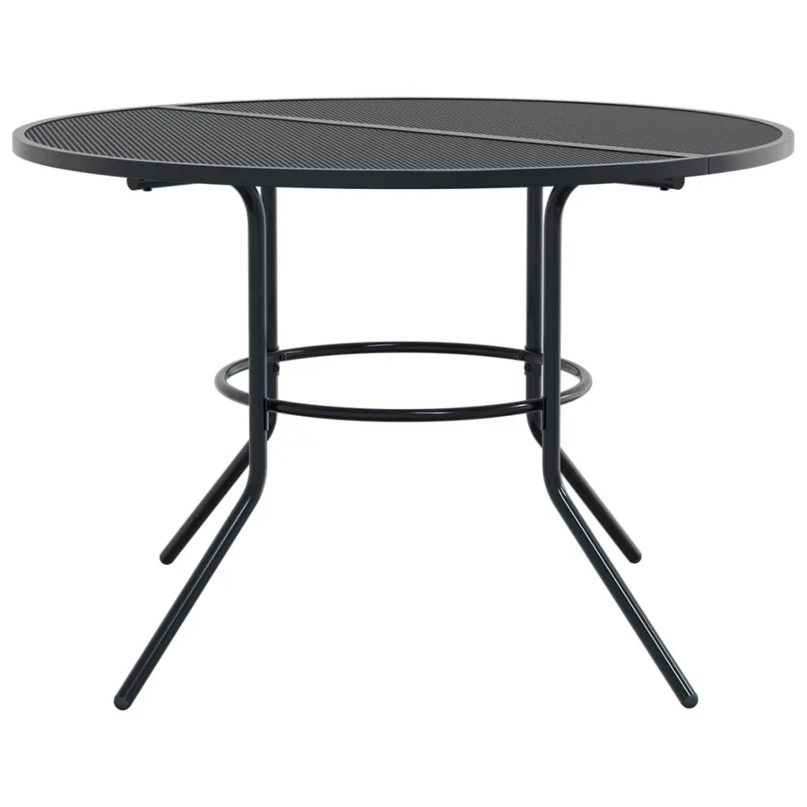 Ensemble de chaises de jardin inclinables 5 pcs anthracite - 5