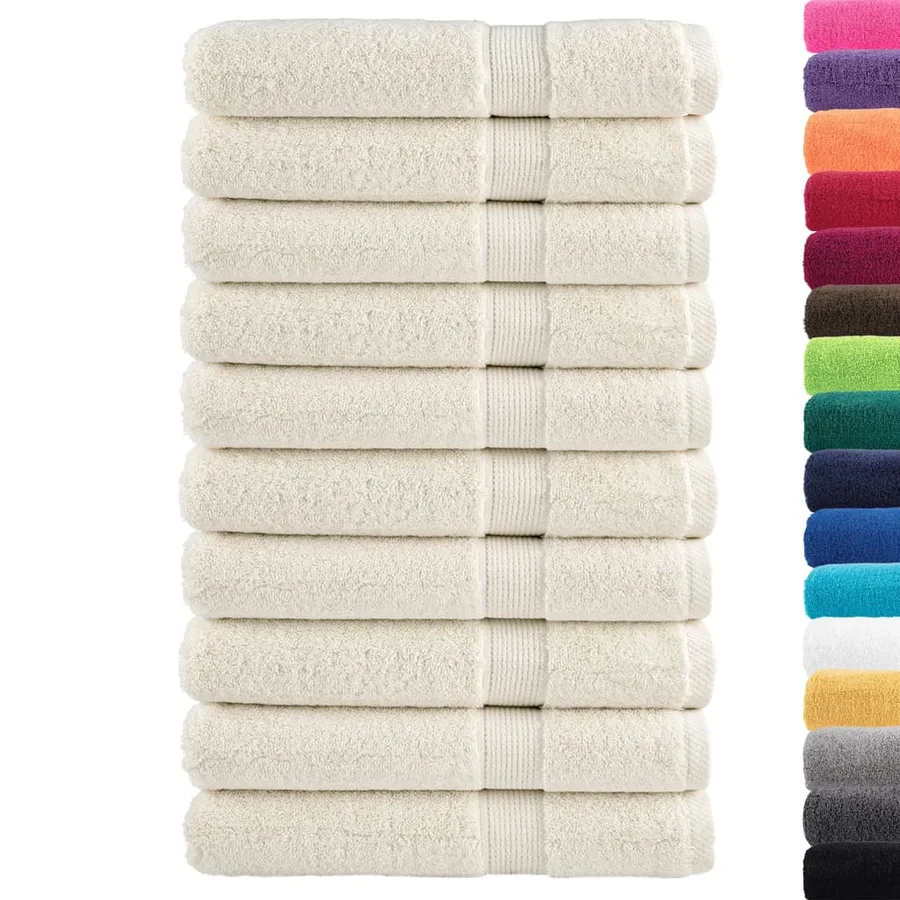 Serviettes de sauna de qualité supérieure SOLUND 10 pcs crème - 2
