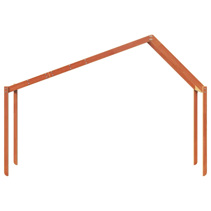 Toit de lit pour enfants 213x85,5x144,5 cm bois de pin massif - 4