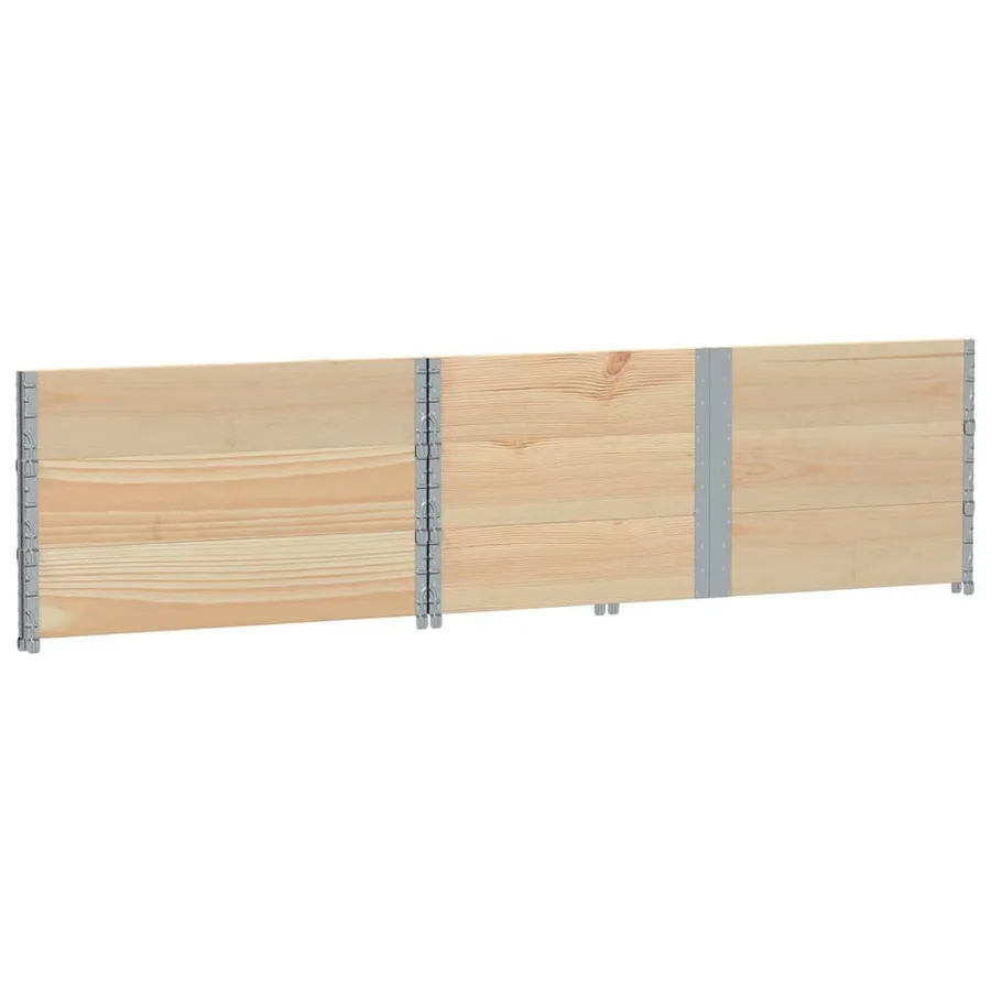 Jardinière 150x100 cm bois de pin massif - 6