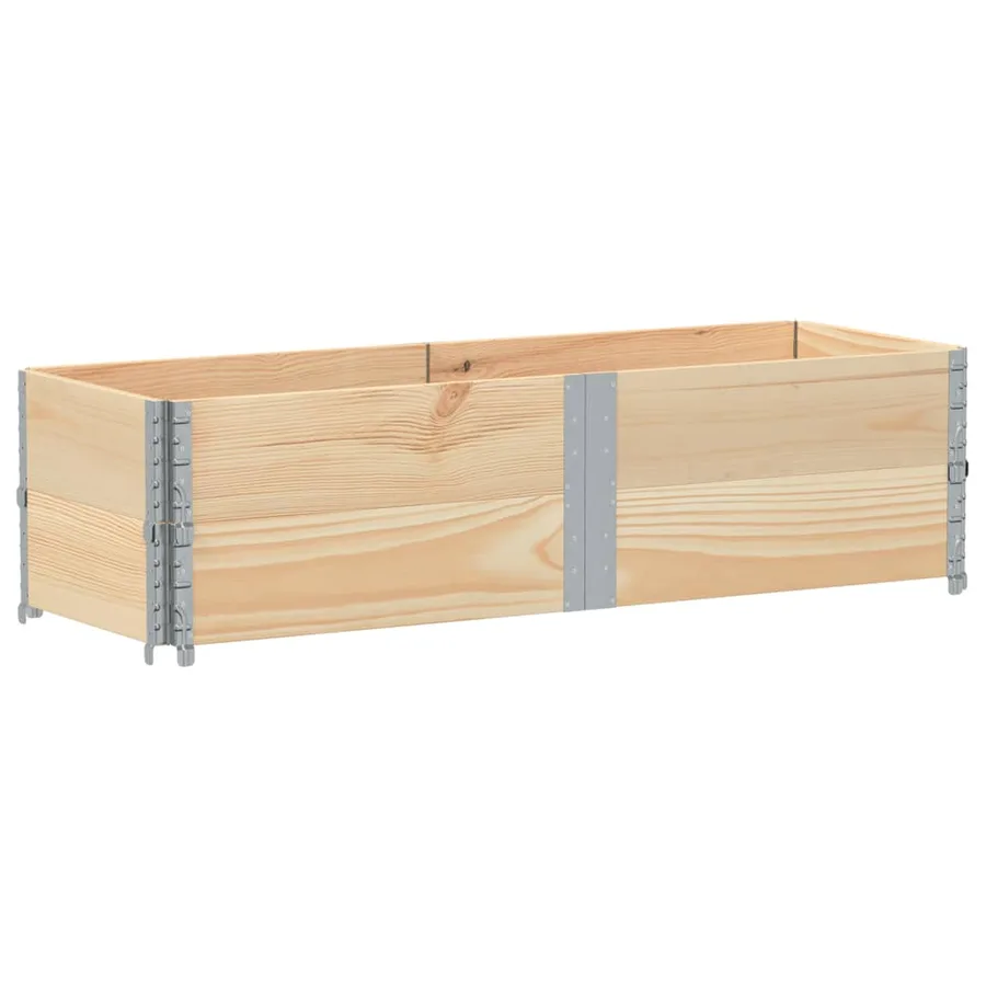 Jardinière 150x50 cm bois de pin massif - 2