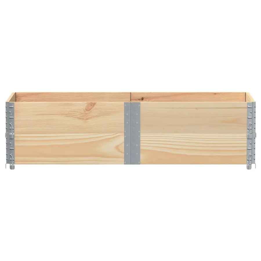 Jardinière 150x50 cm bois de pin massif - 3