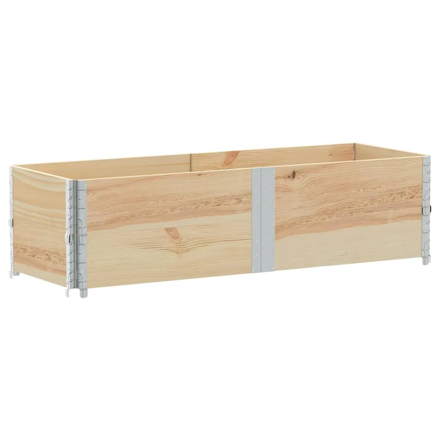 Jardinière 150x50 cm bois de pin massif - 5