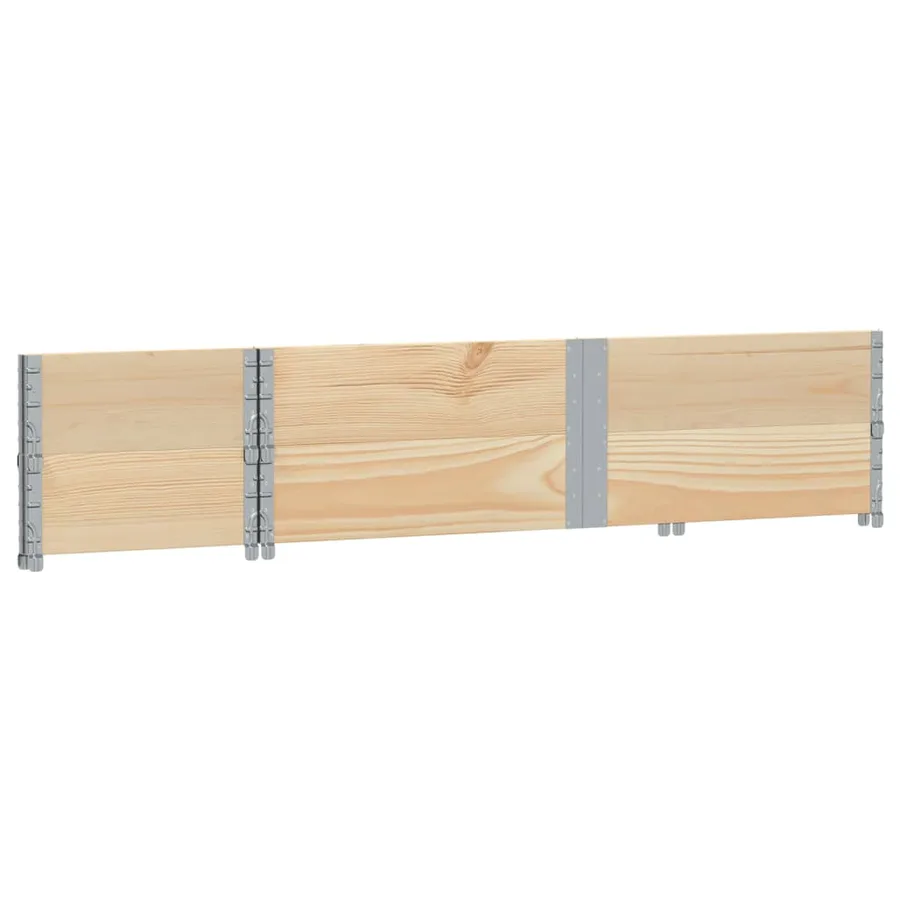 Jardinière 150x50 cm bois de pin massif - 6