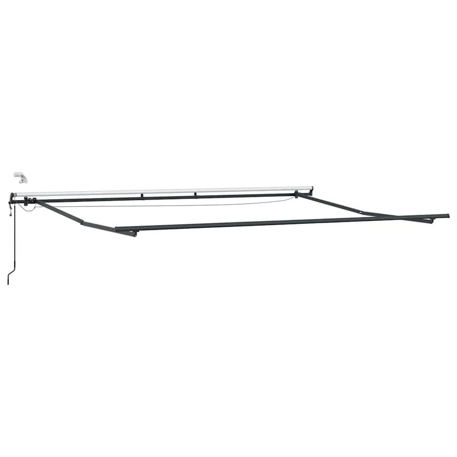 Auvent rétractable automatique avec LED bordeaux 500x300 cm - 7