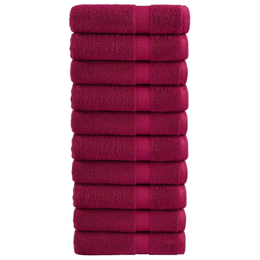 Essuie-mains de qualité supérieure SOLUND 10 pcs bordeaux