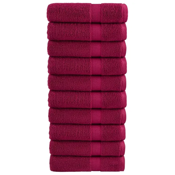 Essuie-mains de qualité supérieure SOLUND 10 pcs bordeaux