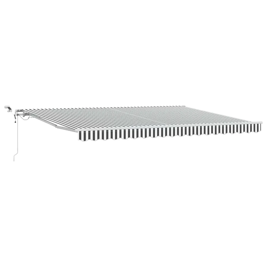 Auvent rétractable automatique avec LED anthracite et blanc - 2