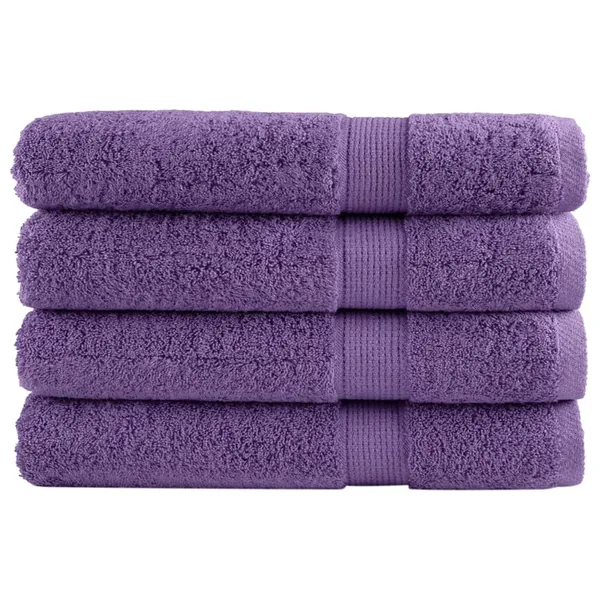 Serviettes de sauna de qualité supérieure SOLUND 4 pcs violet