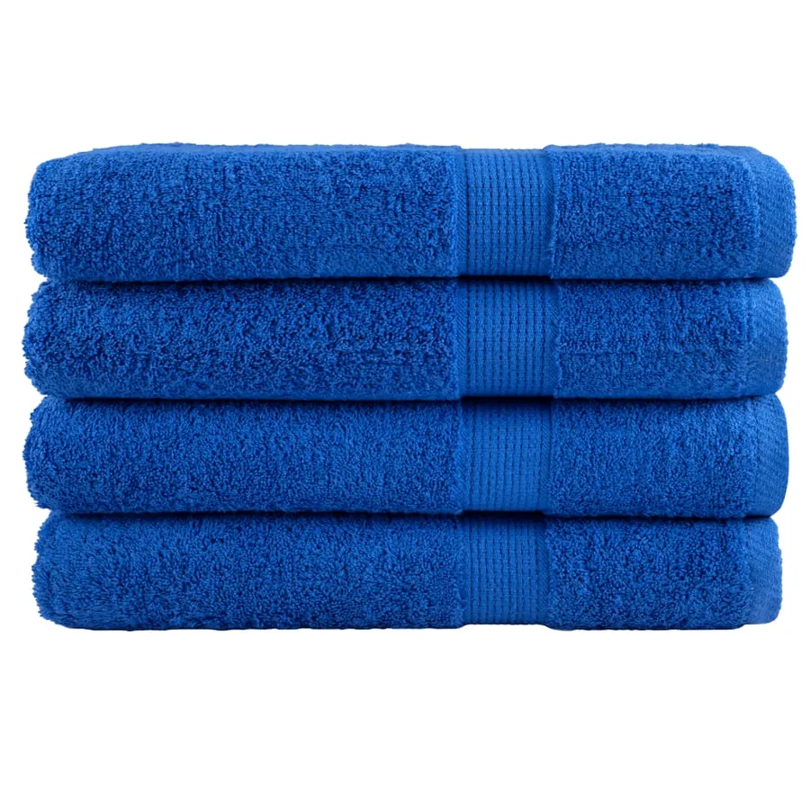 Serviettes de sauna de qualité supérieure SOLUND 4 pcs bleu