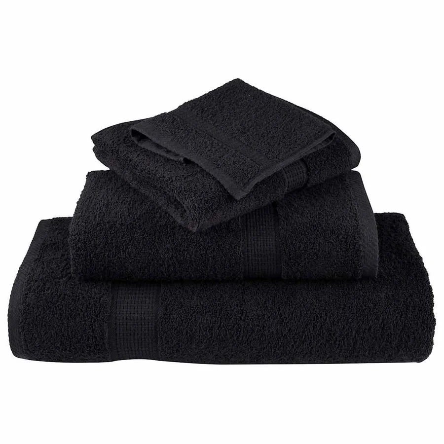Ensemble de serviettes de qualité supérieure SOLUND 8 pcs noir - 4