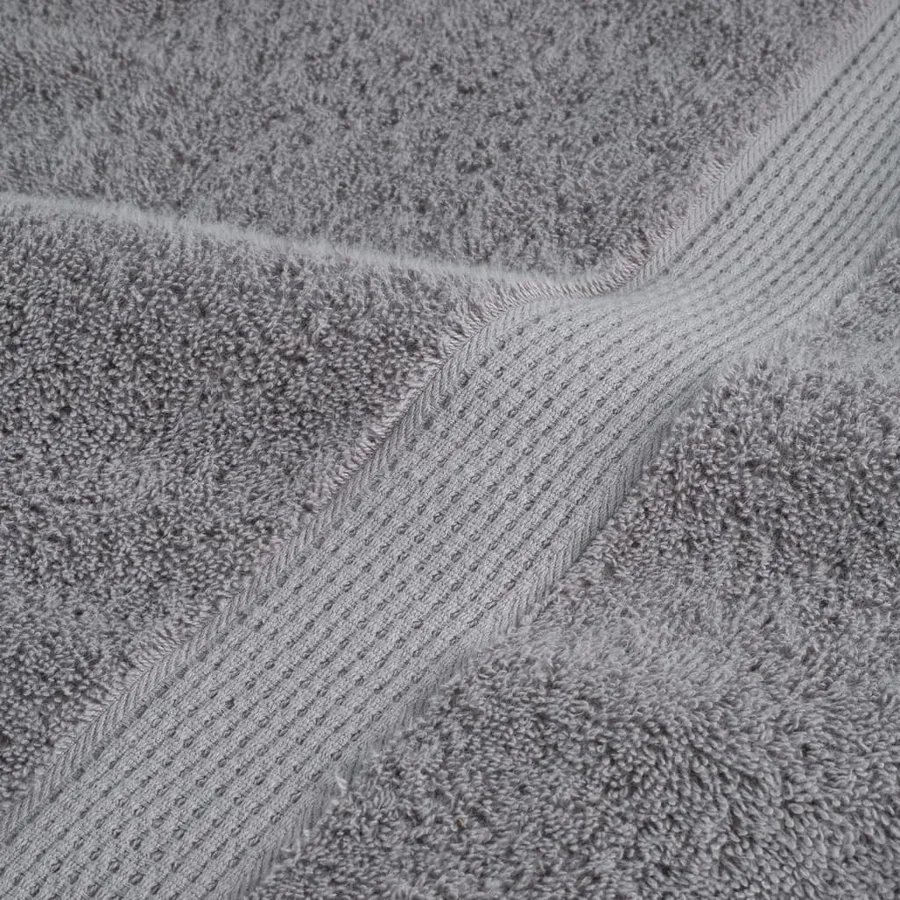 Serviettes de toilette premium SOLUND 4 pièces Gris 30 x 30 cm 600 g/m² - 6