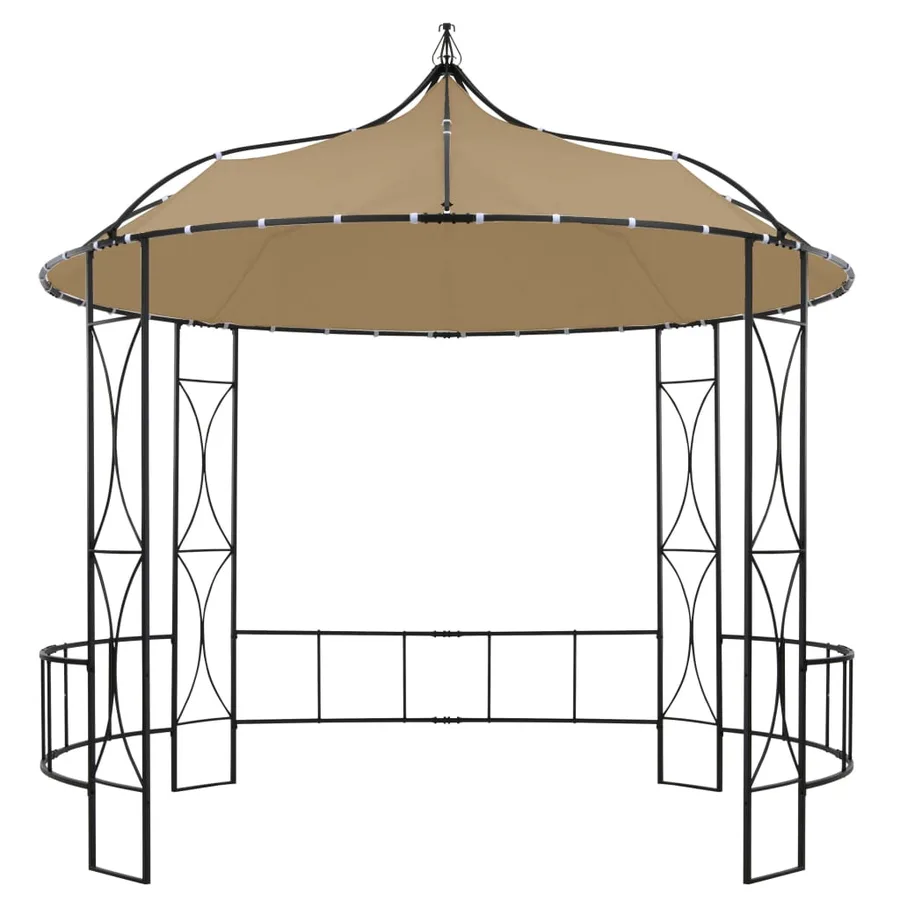 Belvédère 300x290 cm Taupe Rond - 2