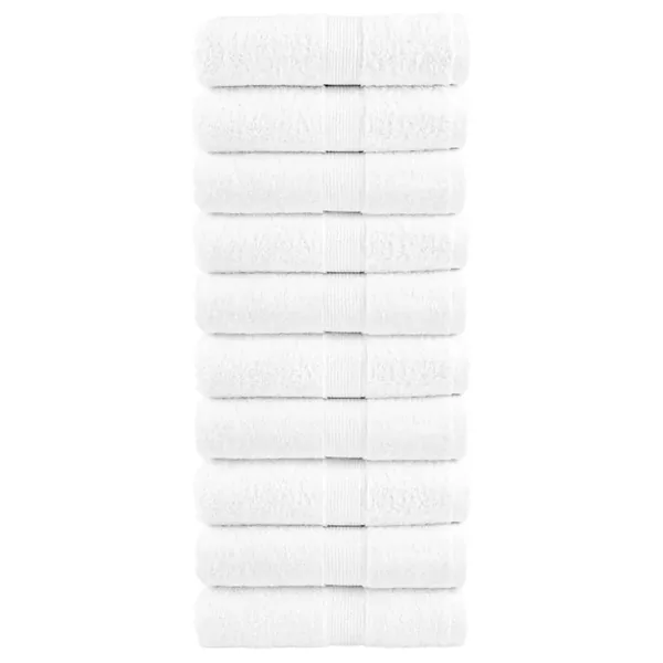 Serviettes d'invité de qualité supérieure SOLUND 10 pcs blanc